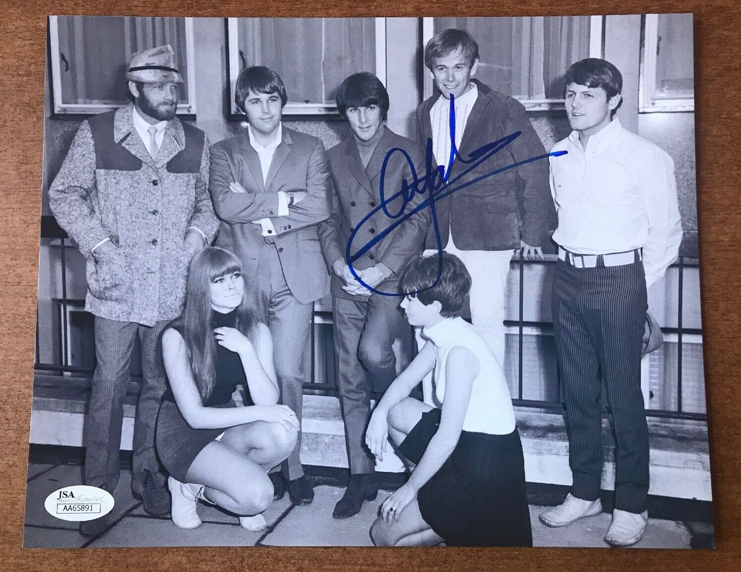 Al Jardine hand SIGNED 8 x 10 Photo Poster painting JSA COA The Beach Boys