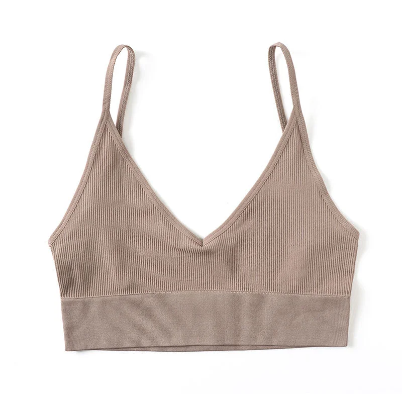 Sexy Low Back Top Backless Bra Women Seamless Bralette Comfort Wireless bralet Unlined Lingerie Black White Brassiere Underwear