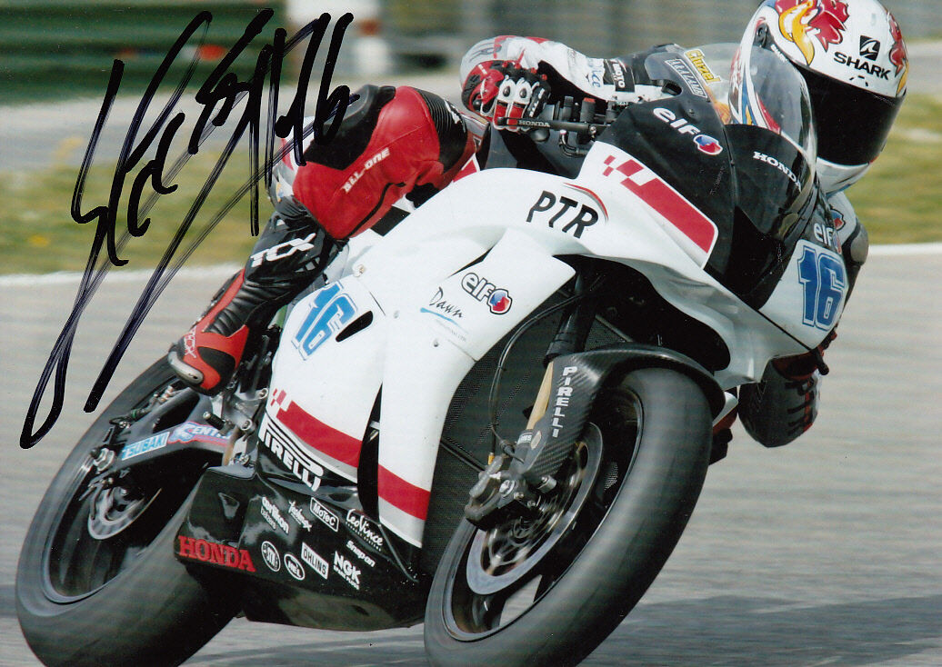 Jules Cluzel Hand Signed Honda 7x5 Photo Poster painting 2012 WSBK 1.