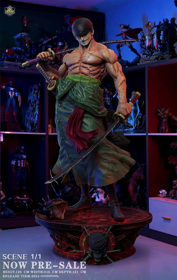 Super Bomb Studio - One Piece Zoro 1/1 Statue(GK)-