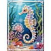 Diamond Painting-DIY Special Shaped Drill Pearl Painting Seahorse(30x40cm)