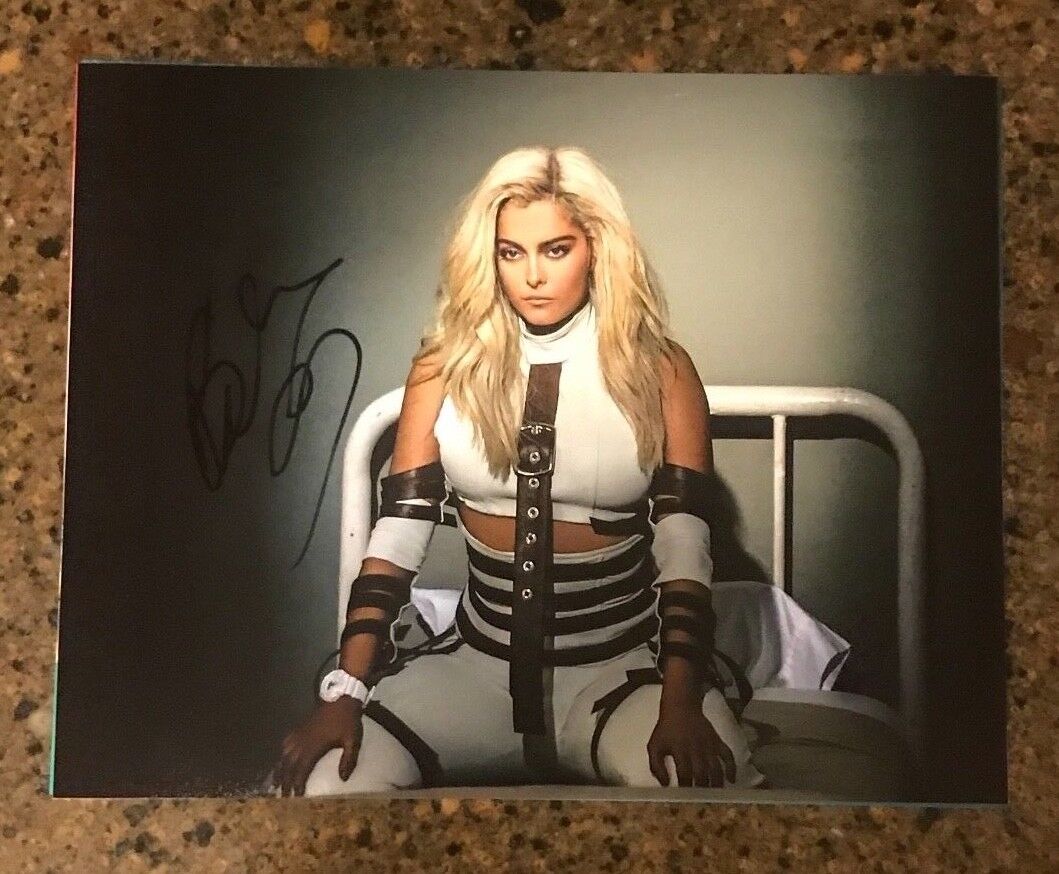 * BEBE REXHA * signed autographed 11x14 Photo Poster painting * I'M A MESS * MEANT TO BE * 1