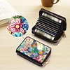 2pcs Butterfly Pattern Diamond Painting Fashion Card Holder Compact Coin Purse