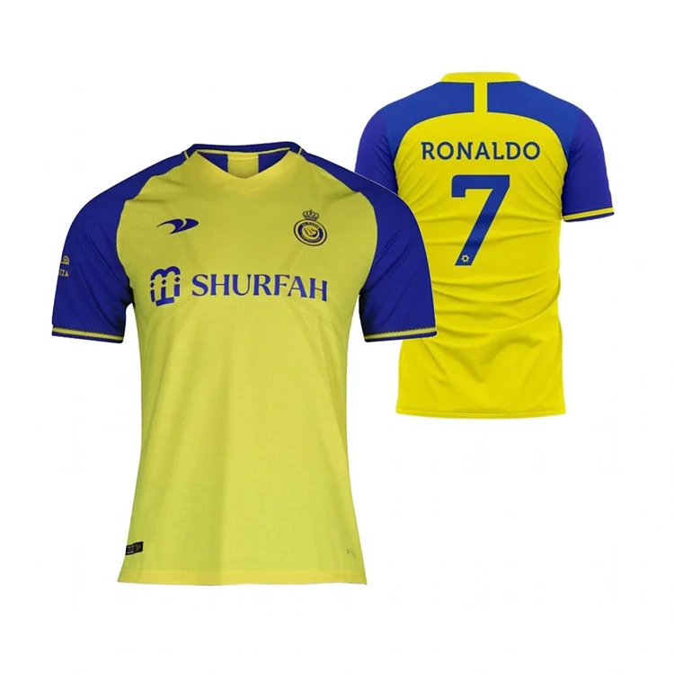 Al Nassr FC Cristiano Ronaldo 7 Home Shirt Kit 2022-2023