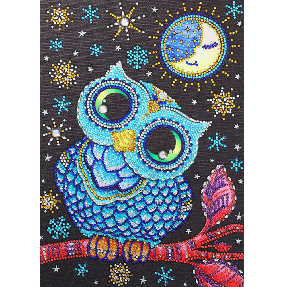 

30*40CM - Special Shaped Diamond Painting - Owl, 501 Original