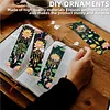 4 pi&egrave;ces lotus attrape-r&ecirc;ves en lotus, marque-page de peinture en diamant avec pendentifs en cristal, marque-page en peinture en diamant, forme sp&eacute;ciale pour la cr&eacute;ation DIY, fournitures d&rsquo;artisanat pour adultes