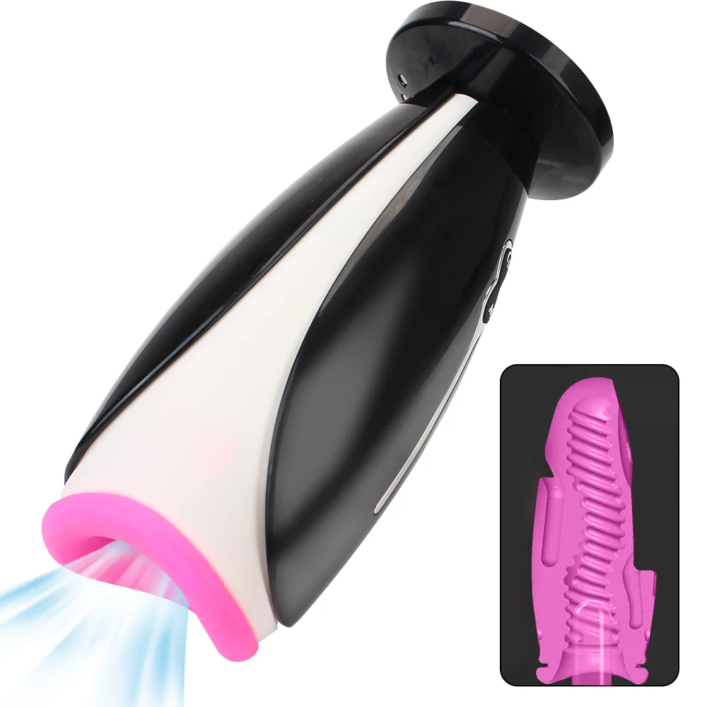 Automatic Sucking Heated Vibrator Male Masturbator Rosetoy Official