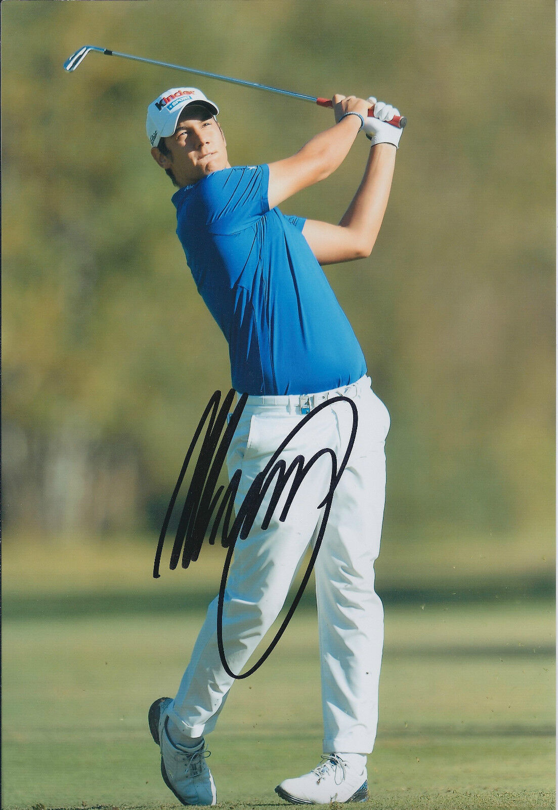 Matteo MANASSERO SIGNED Autograph 12x8 Photo Poster painting AFTAL COA Malaysian Open WINNER