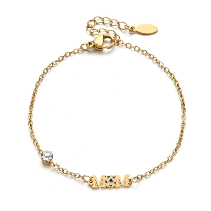 Basic Minimalist Classic Style Letter Hot Air Balloon Heart Shape 304 Stainless Steel Bracelets In Bulk