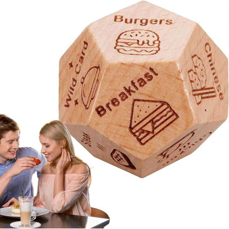 Dice Letter Number Wood Toys