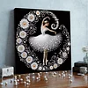 (Pre-Framed)Ballet Girl-Special Shape Diamond Painting Kit(30x30cm)