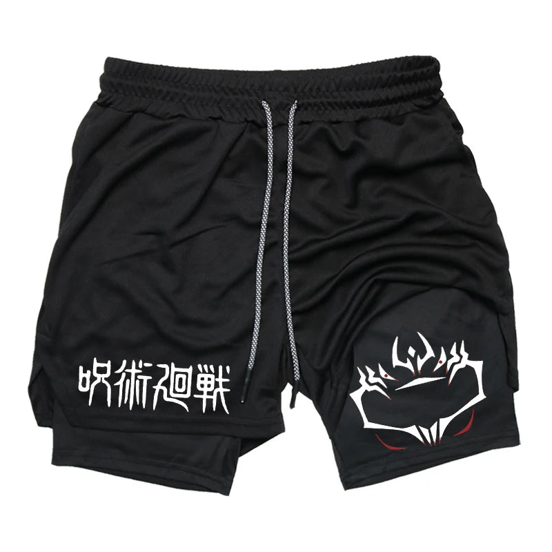 Ryomen Sukuna Gym Shorts