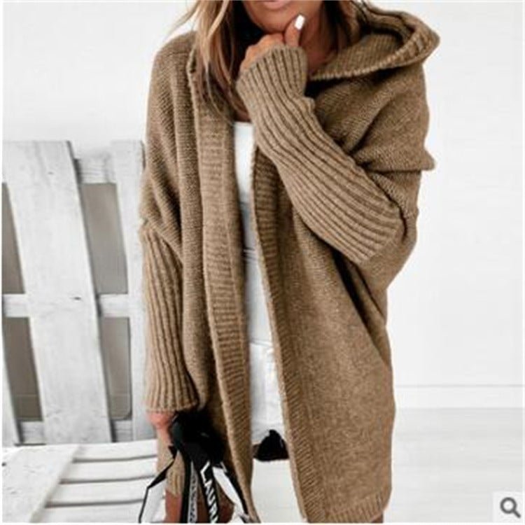 Women's Casual Cardigan Soft Hoodie Oversized Knitted Sweater