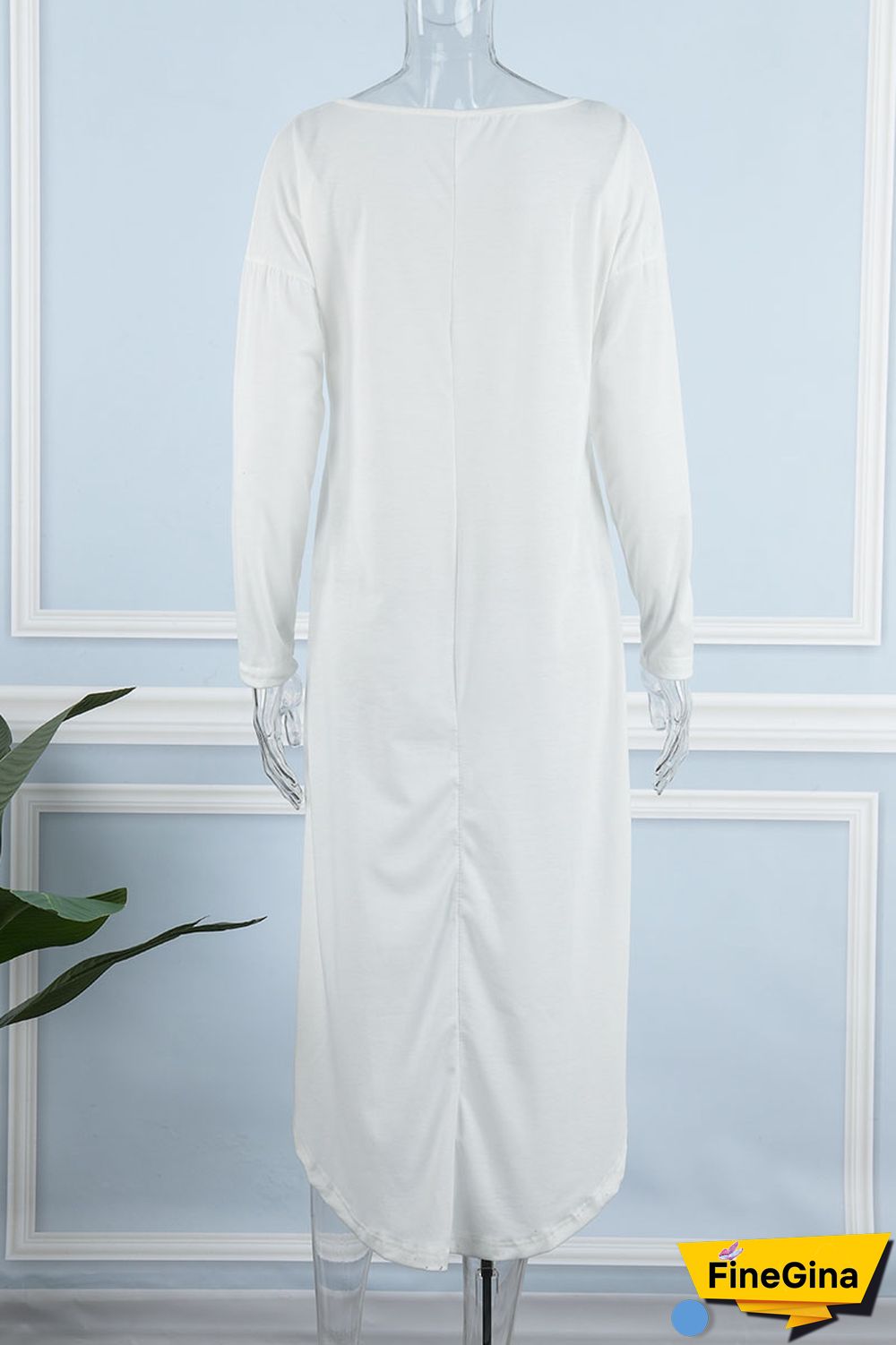 Tangerine Red Casual Solid Patchwork Asymmetrical Oblique Collar Tops