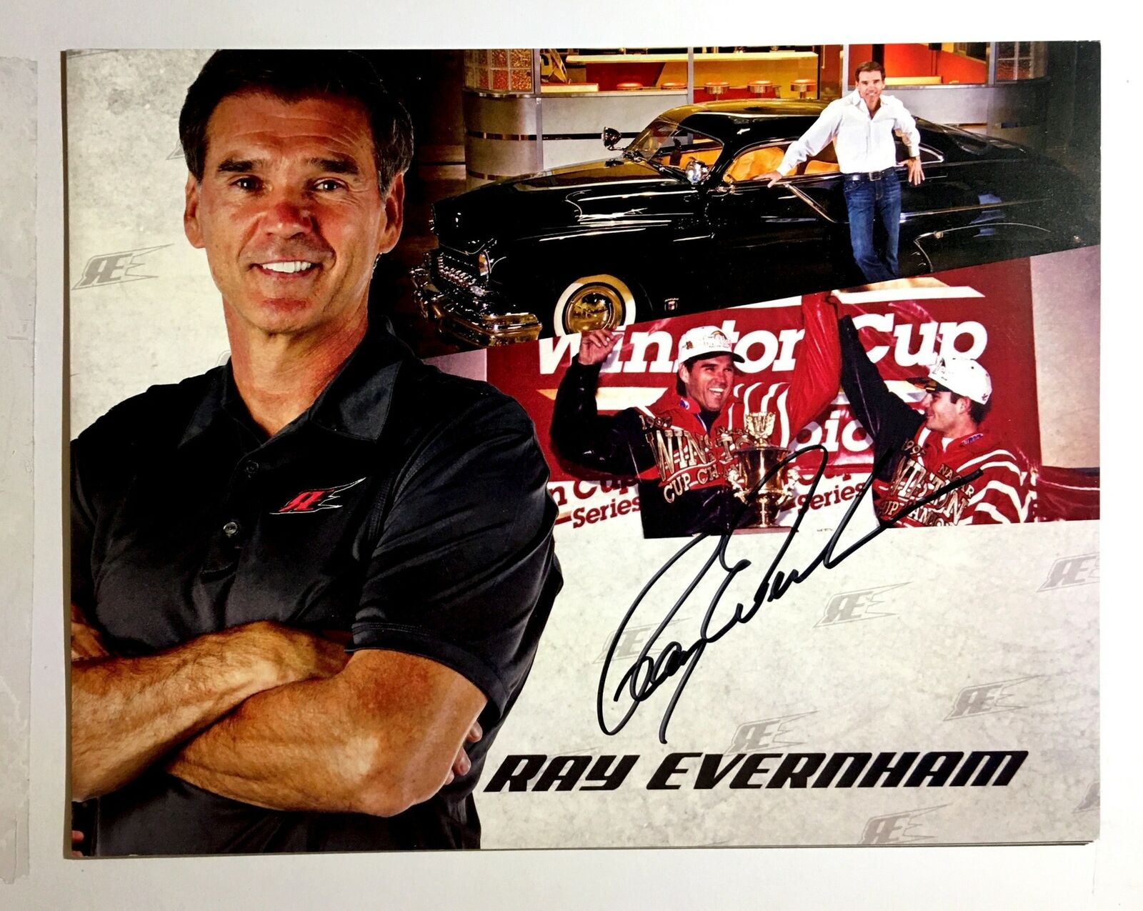 Ray Evernham Signed 7x9 Photo Poster painting Promo Hero Card Postcard NASCAR  Ship Auto