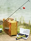 5Pcs Fishing Snelled Hook Holder Reusable Fishing Line Board Fishing Accessories