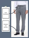 Soojun Men's Classic Fit Flex Waist Flat Front Dress Pant
