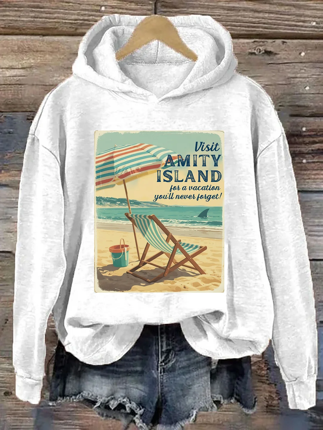 Jaws Amity Island Hoodie