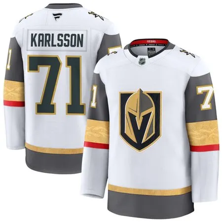 Youth Vegas Golden Knights #71 William Karlsson  White Away Jersey