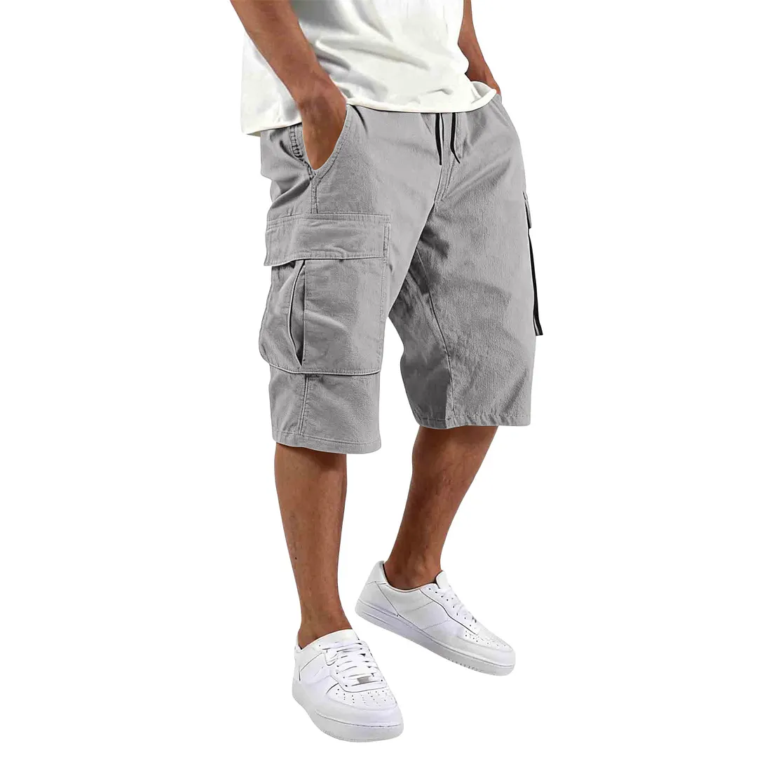 Men's Cargo Shorts With Multiple Pockets-INSPIREUSE