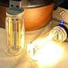 Car Atmosphere Light Creative Mini USB Night Light DIY Imitation Tungsten Light Strip Bedroom Outdoor Light