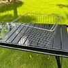 IGT Camping Drain Basket Stainless Steel Storage Basket IGT Table Accessories