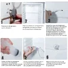 5 Pi&egrave;ces Brosse de nettoyage des trous de vidange du r&eacute;frig&eacute;rateur