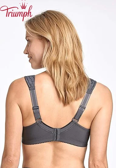Triumph - Soutien com aro e suporte lateral em renda jacquard (3 pe&ccedil;as)