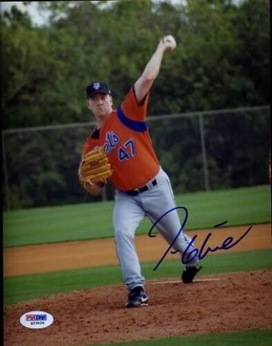 Tom Glavine New York Mets Psa/dna Signed 8x10 Photo Poster painting Certed Autograph Authentic