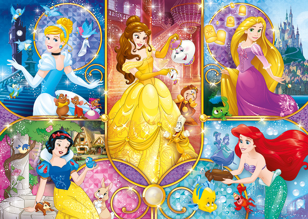 Disney Princess Bell Snow White Ariel Rapunzel 40*50CM(Canvas) Full Round Drill Diamond Painting gbfke