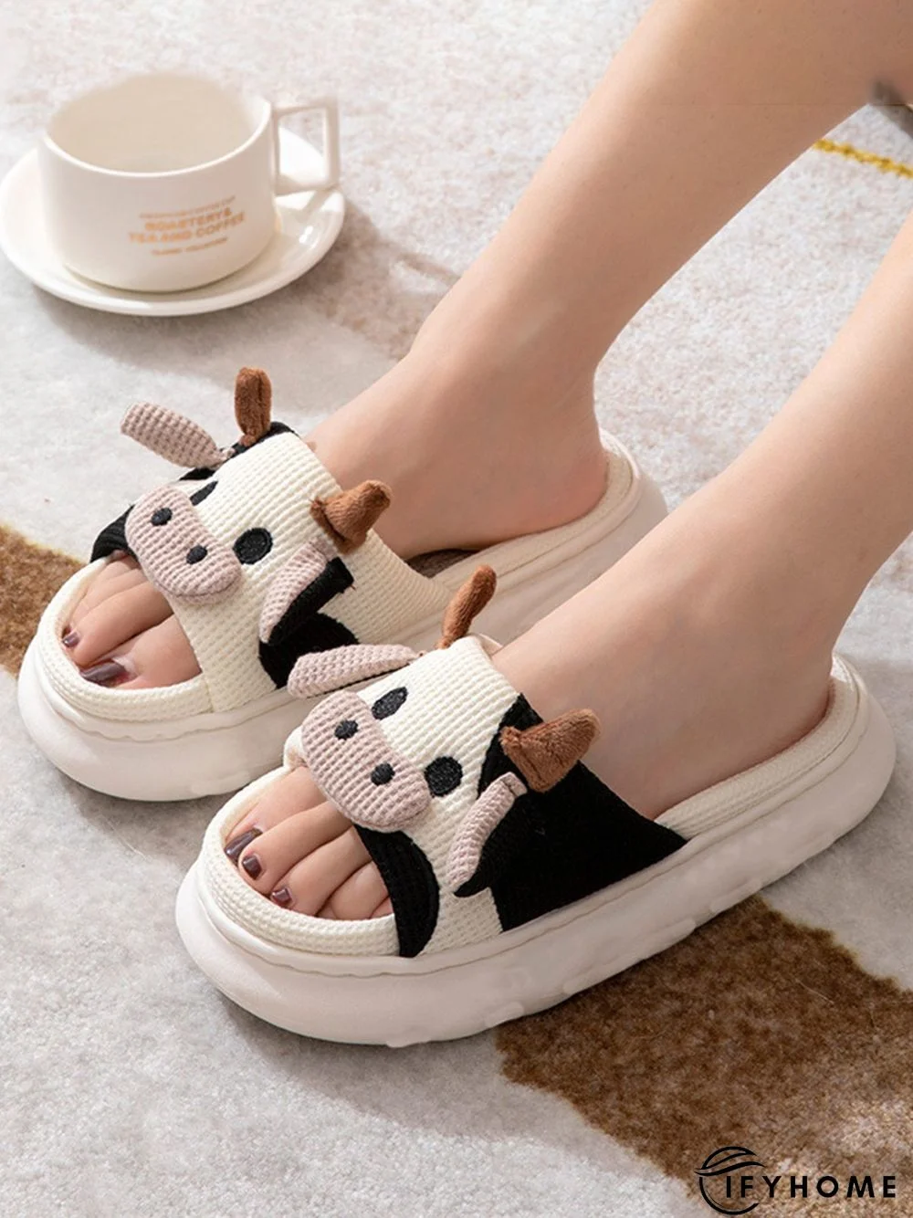Cute Cow Bedroom Slippers | IFYHOME