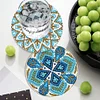 6pcs/set DIY Diamond Painting Special Shape Coaster with Holder Kits(Mandara)