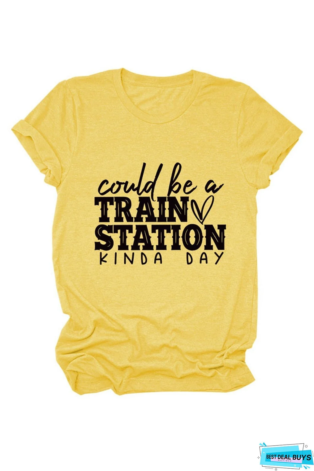 Could Be a Train Station Printed T-shirt