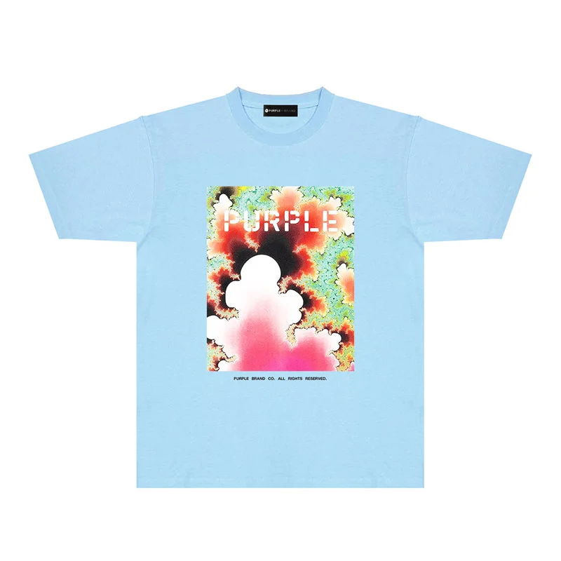 Purple fashion T-shirt