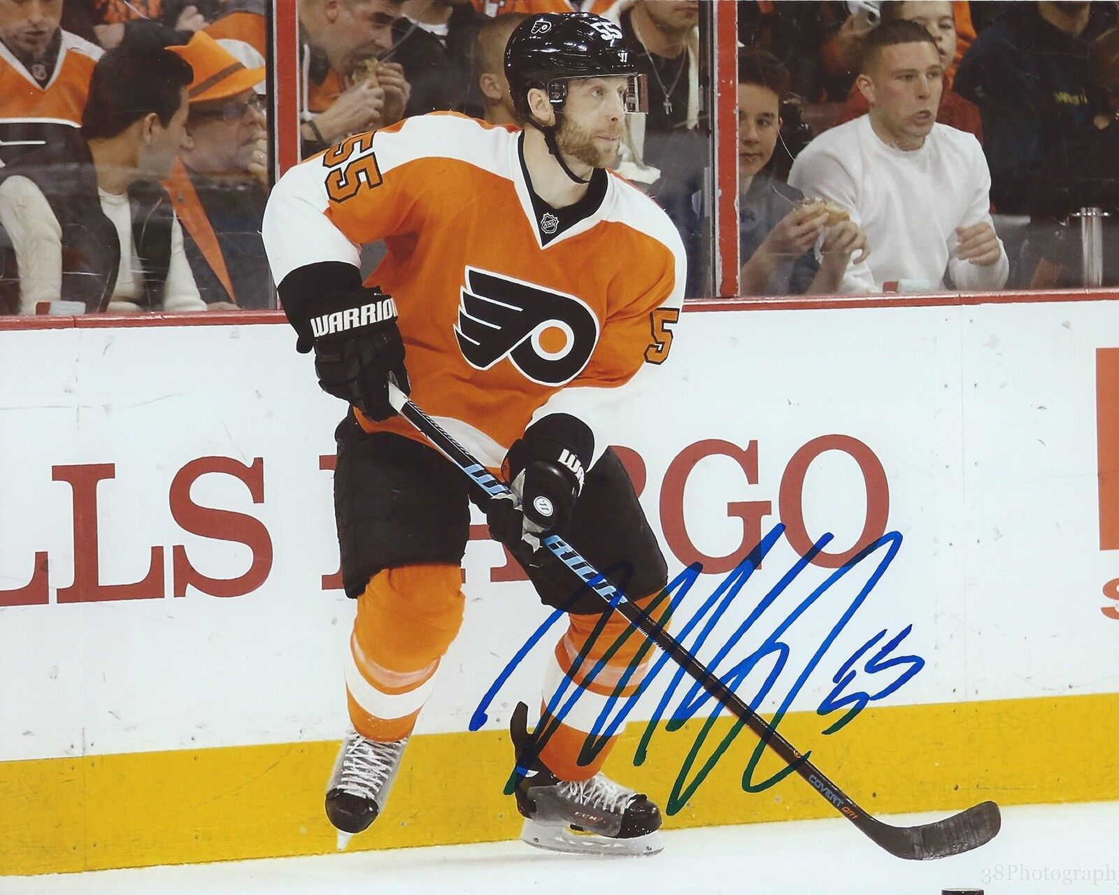 Nick Schultz Signed 8x10 Photo Poster painting Philadelphia Flyers Autographed COA B