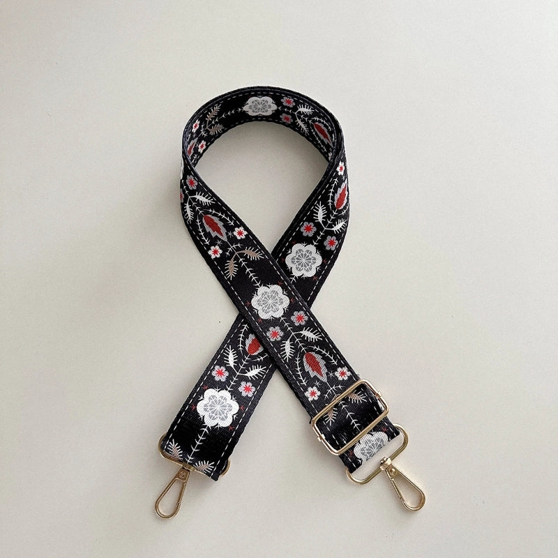 Nylon Geometric Bag Strap