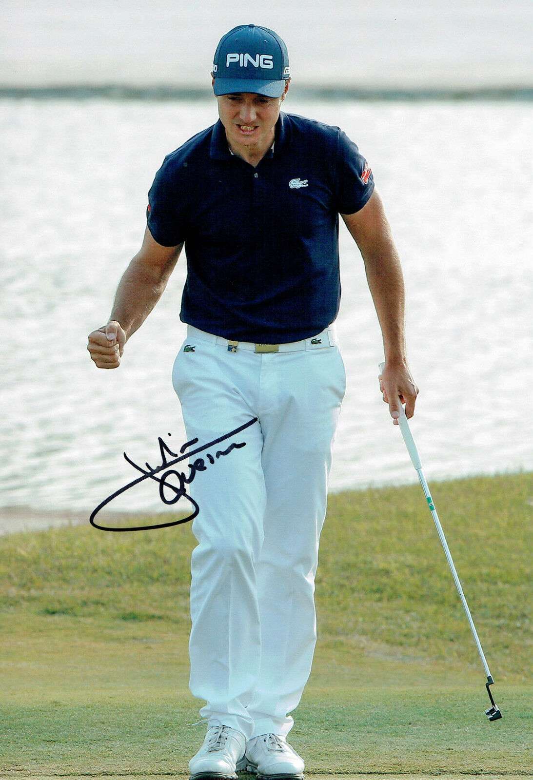 Julien QUESNE SIGNED Autograph Volvo China Open Golf 12x8 Photo Poster painting AFTAL COA