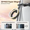 MagSafe 360° Rotating Tripod, With its Adjustable Ring Grip, Selfie Stick, Clamp Mount, and Hook, is Suitable for Desktop, Airplane, Luggage, and Outdoor Use. Compatible with iPhone and Android Devices.