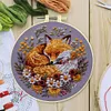 Foxes-DIY Embroidery Kit with Pattern Cotton Threads Needles Hoop 30*30cm/11.81*11.81in tapestrymarket