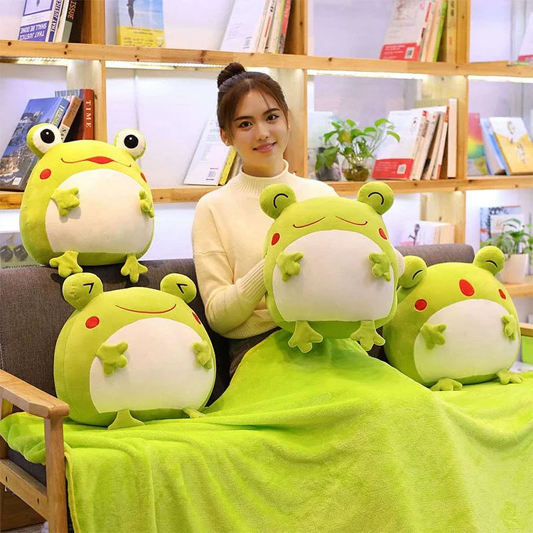 Frog Pillow Plush Toy - Modakawa Modakawa