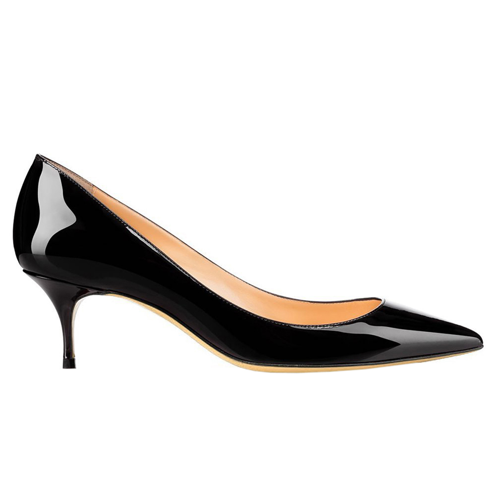 2.36" Kitten Heels Pumps Comfortable Women Daily Shoes-MERUMOTE