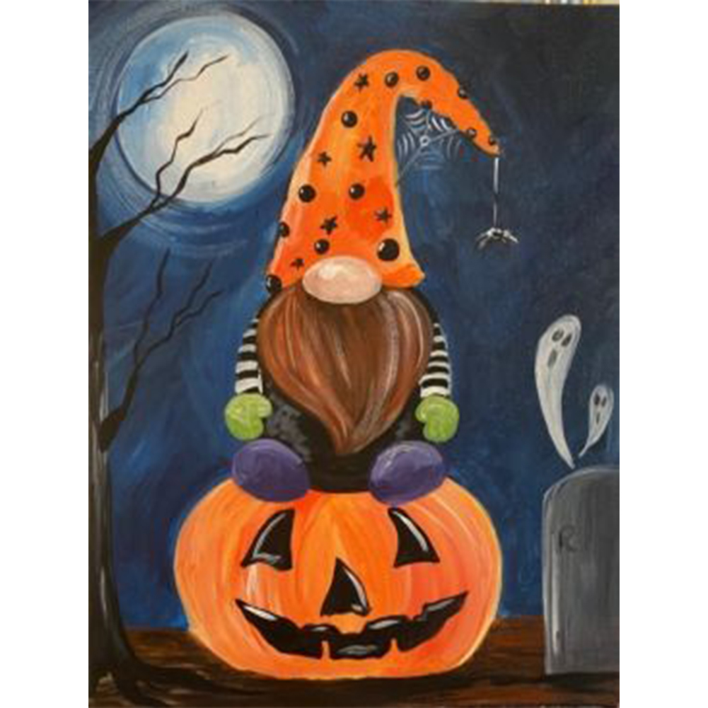

(Multi-Size) Cartoon Gnome - Round/Square Drill Diamond Painting - 30*40CM, Round diamond 30*40cm, 501 Original
