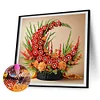 (US Only)4pcs Flower Basket - Diamond Painting - Partial Special Shaped Drill (Canvas|30*30cm)