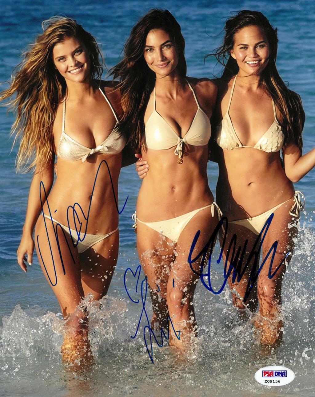 Aldridge/Teigen/Agdel Signed Sexy Autographed 8x10 Photo Poster painting PSA/DNA #Z09156