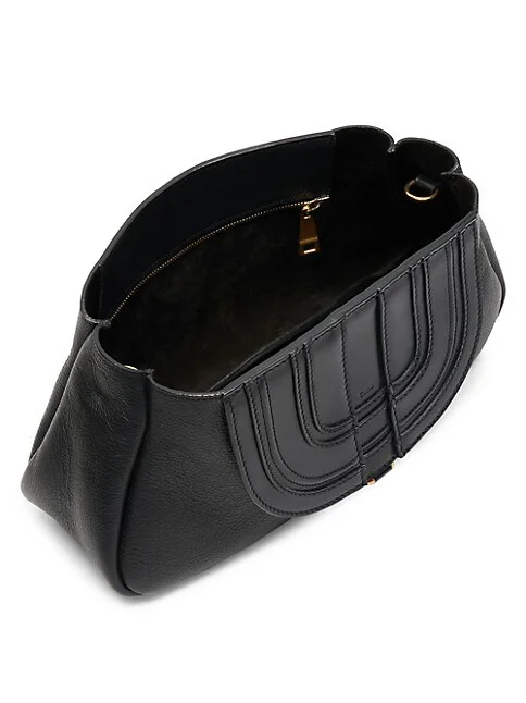 Chlo&eacute; Marcie Leather Shoulder Bag