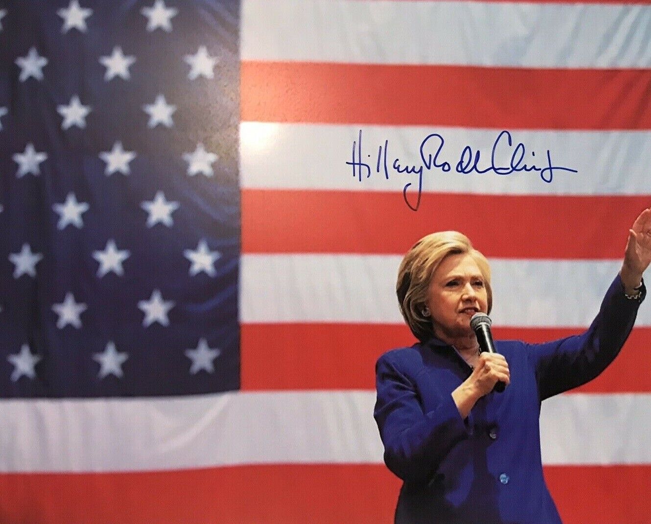 Hillary Clinton 8x10 Signed Photo Poster painting Autographed REPRINT