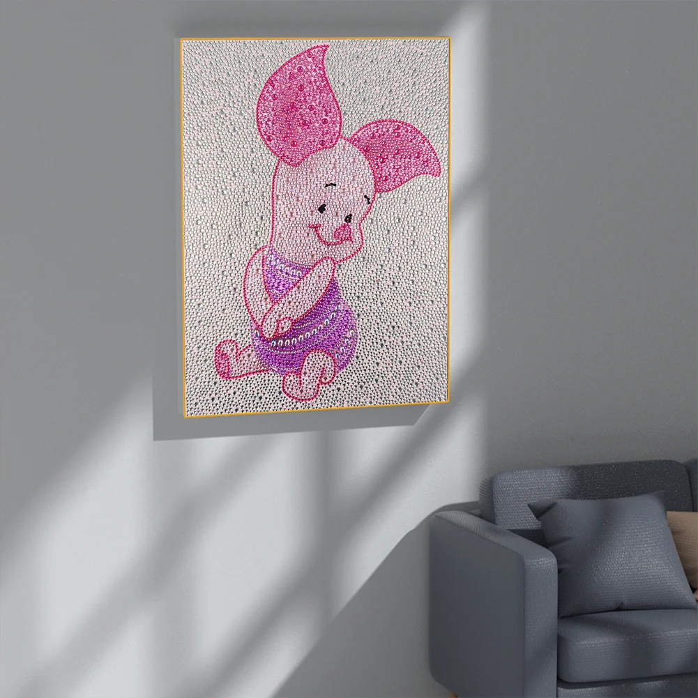 Diamond Painting - Full Crystal Rhinestone - Piggy(30*40cm)