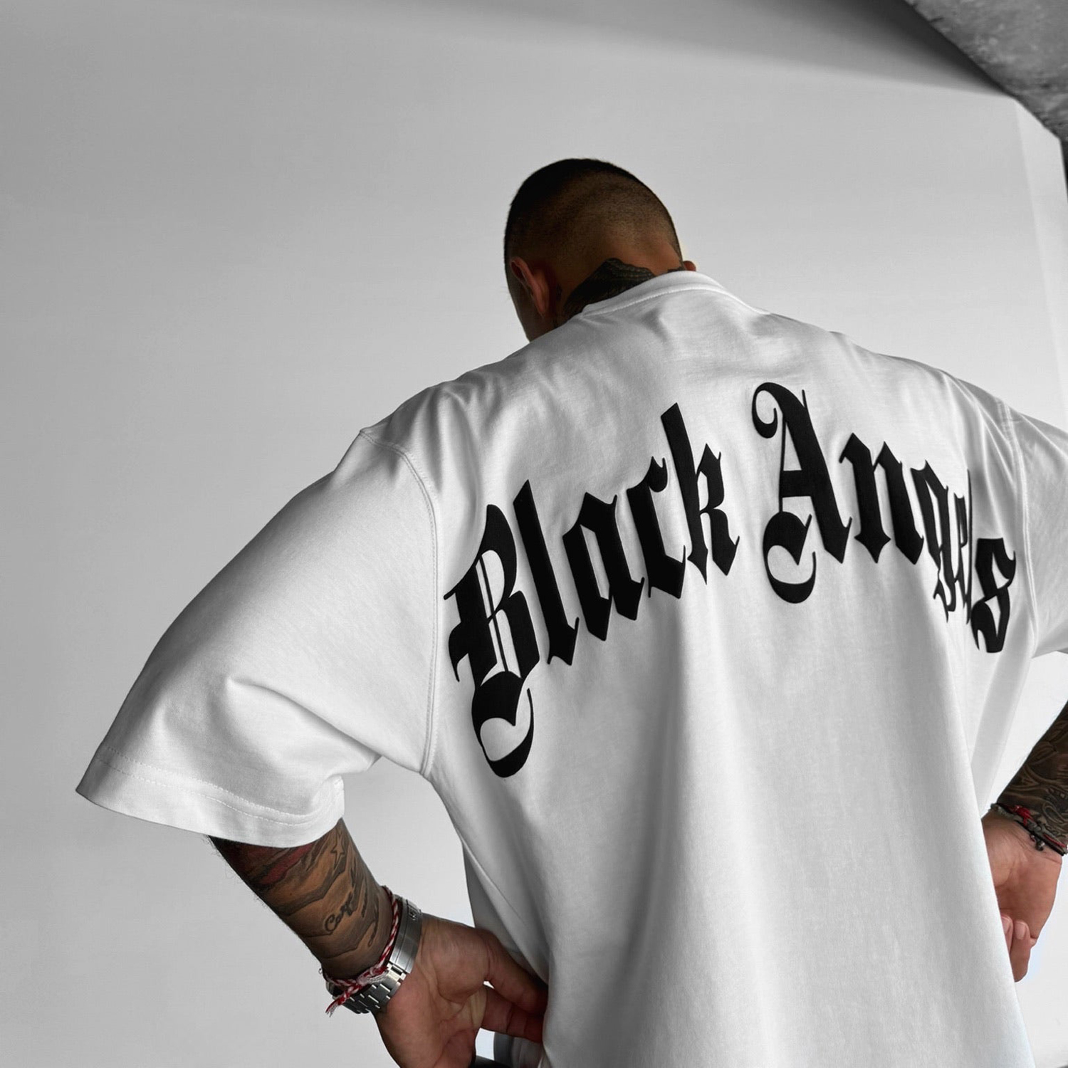 Oversize Black Angels T-Shirt