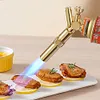 Blow Torch Lighter Brass with Adjustable Flame for BBQ Baking Brulee Creme Craft