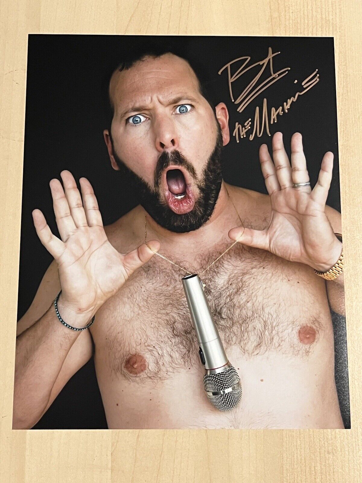 BERT KREISCHER SIGNED 8x10 Photo Poster painting COMEDIAN AUTOGRAPHED AUTHENTIC HILARIOUS COA